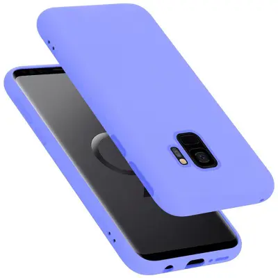 CADORABO Ohišje, združljiv s Samsungom v tekoči lahki vijolični barvi - zaščitni pokrov iz fleksibilnega silikona TPU