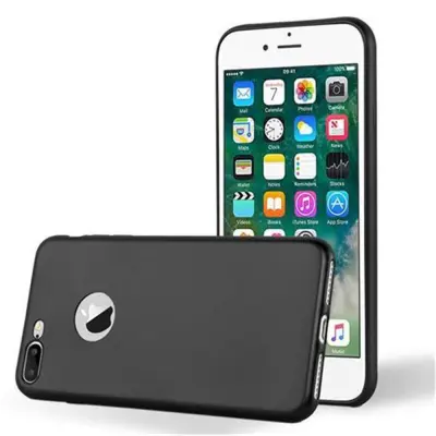 CADORABO Ohišje, združljiv z Apple v kovinski črni barvi - zaščitni pokrov iz fleksibilnega silikona TPU