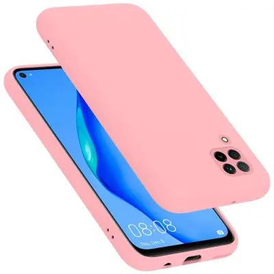CADORABO Ohišje, združljiv s Huawei v tekoči roza barvi - zaščitni pokrov iz fleksibilnega silikona TPU