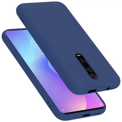 CADORABO Ohišje, združljiv s Xiaomi v tekoči modri barvi - zaščitni pokrov iz fleksibilnega silikona TPU
