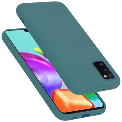 CADORABO Ohišje, združljiv s Samsungom v tekoči zeleni barvi - zaščitni pokrov iz fleksibilnega silikona TPU