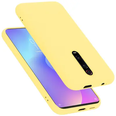 CADORABO Ohišje, združljiv s Xiaomi v tekoči rumeni - zaščitni pokrov, narejen iz fleksibilnega silikona TPU