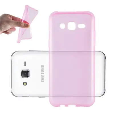 Cadorabo Case, združljiv s Samsungom v prozornem roza - zaščitni pokrov iz fleksibilnega silikona TPU