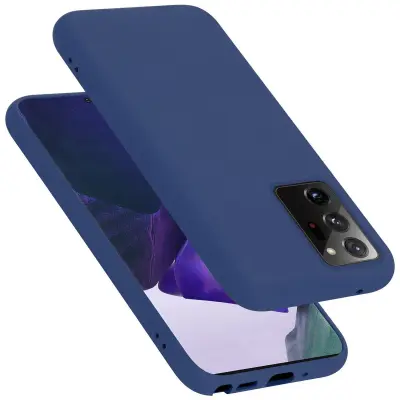 Cadorabo Case, združljiv s Samsungom v tekoči modro - zaščitni pokrov, narejen iz fleksibilnega silikona TPU