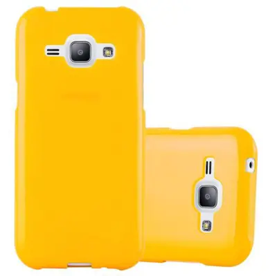CADORABO Ohišje, združljiv s Samsungom v Jelly Yellow - Zaščitni pokrov, narejen iz fleksibilnega silikona TPU