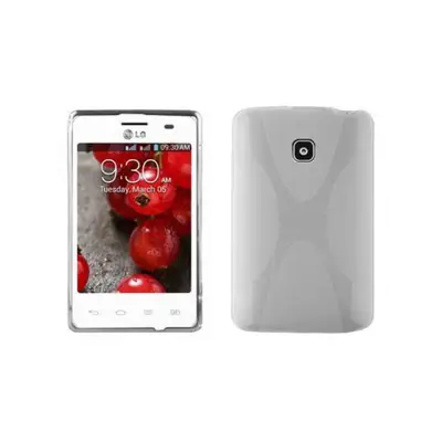 Cadorabo Case, združljiv z LG v pol prozorni - zaščitni pokrov, narejen iz fleksibilnega silikona TPU