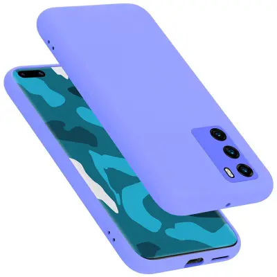 CADORABO Ohišje, združljiv s Huawei v tekoči svetlobi vijolični - zaščitni pokrov iz fleksibilnega silikona TPU