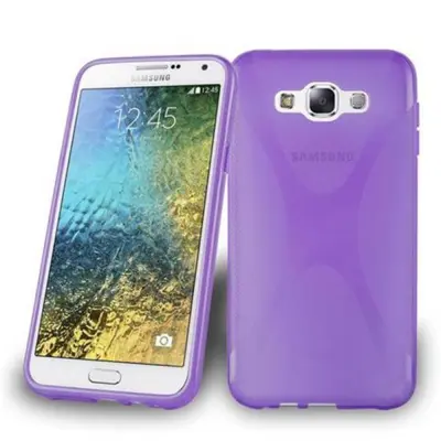 Cadorabo Case, združljiv s Samsungom v pastelni vijolični barvi - zaščitni pokrov iz fleksibilnega silikona TPU