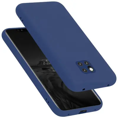 CADORABO Ohišje, združljiv s Huawei v tekoči modri barvi - zaščitni pokrov iz fleksibilnega silikona TPU