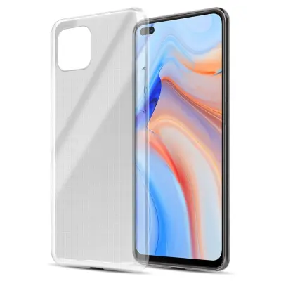 Primer Cadorabo, združljiv z OPPO v popolnoma prozornem - zaščitnem pokrovu, narejen iz fleksibilnega silikona TPU
