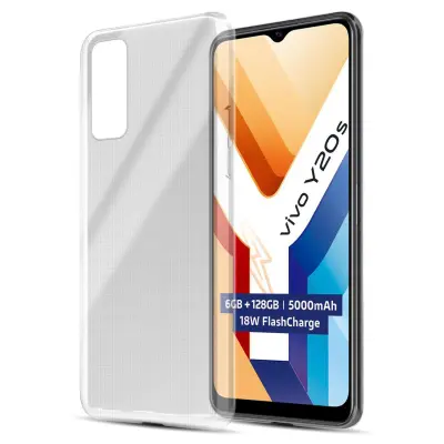 Cadorabo Case, združljiv z vivo v popolnoma prozornem - zaščitnem pokrovu, narejen iz fleksibilnega silikona TPU