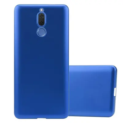 Cadorabo Case, združljiv s Huawei v kovinsko modri barvi - zaščitni pokrov iz fleksibilnega silikona TPU