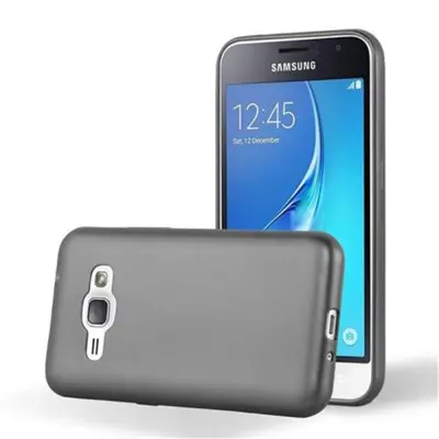 Cadorabo Case, združljiv s Samsungom v kovinsko sivi - zaščitni pokrov iz fleksibilnega silikona TPU