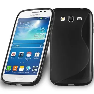 CADORABO Ohišje, združljiv s Samsungom v oksidnem črni barvi - zaščitni pokrov iz fleksibilnega silikona TPU