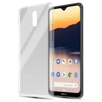 Cadorabo Case, združljiv z Nokia v popolnoma prozorni - zaščitni pokrov, narejen iz fleksibilnega silikona TPU