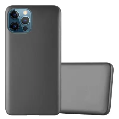 Cadorabo Case, združljiv z Apple v kovinsko sivi - zaščitni pokrov, narejen iz fleksibilnega silikona TPU