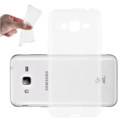 Cadorabo Case, združljiv s Samsungom v popolnoma prozornem - zaščitnem pokrovu, narejen iz fleksibilnega silikona TPU