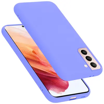 CADORABO Ohišje, združljiv s Samsungom v tekoči lahki vijolični barvi - zaščitni pokrov iz fleksibilnega silikona TPU