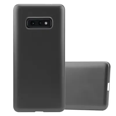 Cadorabo Case, združljiv s Samsungom v kovinsko sivi - zaščitni pokrov iz fleksibilnega silikona TPU