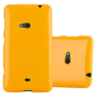 CADORABO Ohišje, združljiv z Nokia v Jelly Yellow - Zaščitni pokrov, narejen iz fleksibilnega silikona TPU