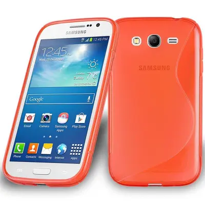 Cadorabo Case, združljiv s Samsungom v Candy Apple Red - Zaščitni pokrov iz fleksibilnega silikona TPU