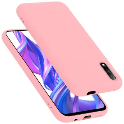 CADORABO Ohišje, združljiv s Huawei v tekoči roza barvi - zaščitni pokrov iz fleksibilnega silikona TPU