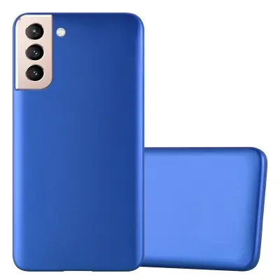 Cadorabo Case, združljiv s Samsungom v kovinsko modri - zaščitni pokrov, narejen iz fleksibilnega silikona TPU
