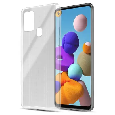 Cadorabo Case, združljiv s Samsungom v popolnoma prozornem - zaščitnem pokrovu, narejen iz fleksibilnega silikona TPU
