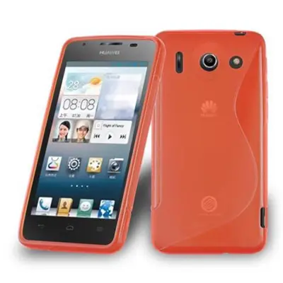 Cadorabo Case, združljiv s Huawei v Candy Apple Red - Zaščitni pokrov iz fleksibilnega silikona TPU