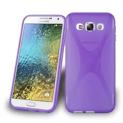 Cadorabo Case, združljiv s Samsungom v pastelni vijolični barvi - zaščitni pokrov iz fleksibilnega silikona TPU