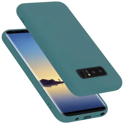 CADORABO Ohišje, združljiv s Samsungom v tekoči zeleni barvi - zaščitni pokrov iz fleksibilnega silikona TPU