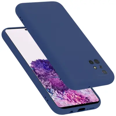 Cadorabo Case, združljiv s Samsungom v tekoči modro - zaščitni pokrov, narejen iz fleksibilnega silikona TPU