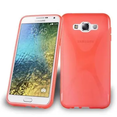 Cadorabo Case, združljiv s Samsungom v Candy Apple Red - Zaščitni pokrov iz fleksibilnega silikona TPU