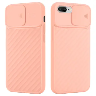 CADORABO Ohišje, združljiv z Apple v Matt Pink - Zaščitni pokrov iz fleksibilnega silikona TPU in z zaščito pred kamero