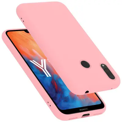 CADORABO Ohišje, združljiv s Huawei v tekoči roza barvi - zaščitni pokrov iz fleksibilnega silikona TPU