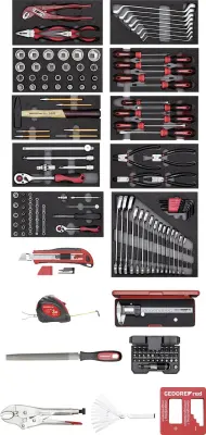 Gedore RED R21010002 3301657  komplet orodja