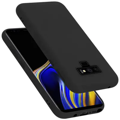 Cadorabo Case, združljiv s Samsungom v tekoči črni barvi - zaščitni pokrov iz fleksibilnega silikona TPU