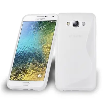 Cadorabo Case, združljiv s Samsungom v pol prozorni - zaščitni pokrov iz fleksibilnega silikona TPU