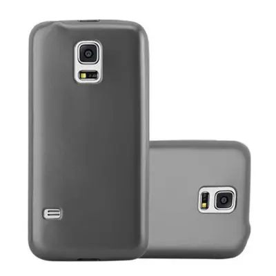 Cadorabo Case, združljiv s Samsungom v kovinsko sivi - zaščitni pokrov iz fleksibilnega silikona TPU