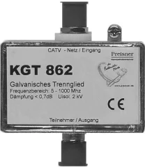 Televisa Galvanisches Trennglied KGT 862