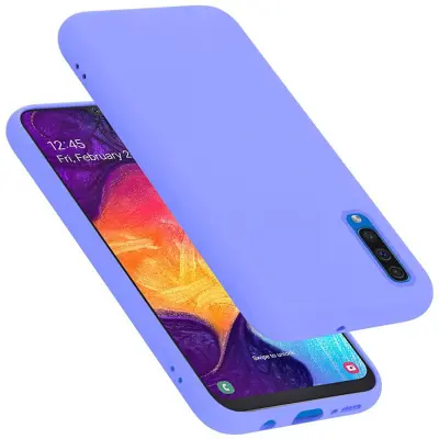 CADORABO Ohišje, združljiv s Samsungom v tekoči lahki vijolični barvi - zaščitni pokrov iz fleksibilnega silikona TPU