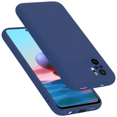 CADORABO Ohišje, združljiv s Xiaomi v tekoči modri barvi - zaščitni pokrov iz fleksibilnega silikona TPU