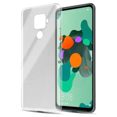 Cadorabo Case, združljiv s Huawei v popolnoma prozorni - zaščitni pokrov, narejen iz fleksibilnega silikona TPU