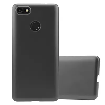 Cadorabo Case, združljiv s Huawei v kovinsko sivi barvi - zaščitni pokrov iz fleksibilnega silikona TPU