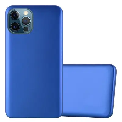 CADORABO Ohišje, združljiv z Apple v kovinsko modri - zaščitni pokrov, narejen iz fleksibilnega silikona TPU