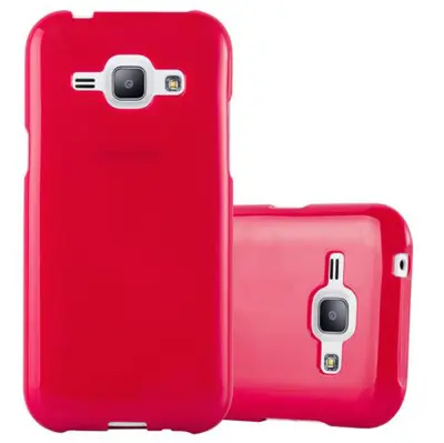 CADORABO Ohišje, združljiv s Samsungom v Jelly Red - Zaščitni pokrov, narejen iz fleksibilnega silikona TPU