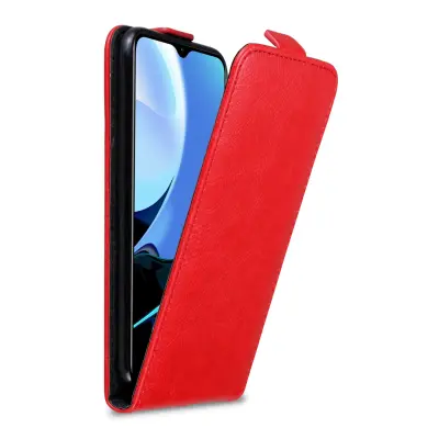 Cadorabo Case, združljiv z Xiaomi v Apple Red - Zaščitni pokrov v zasnovi Flip z magnetnim zapiranjem