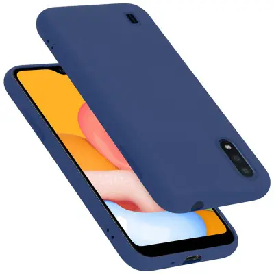 Cadorabo Case, združljiv s Samsungom v tekoči modro - zaščitni pokrov, narejen iz fleksibilnega silikona TPU