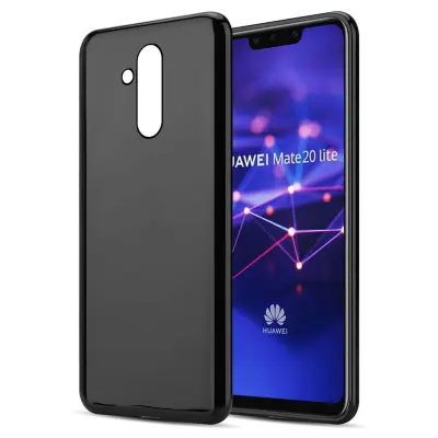 Cadorabo Case, združljiv s Huawei v črni barvi - zaščitni pokrov iz fleksibilnega silikona TPU