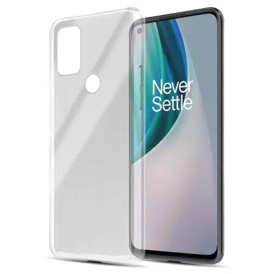 Cadorabo Case, združljiv z OnePlus v popolnoma prozornem - zaščitnem pokrovu, narejen iz fleksibilnega silikona TPU